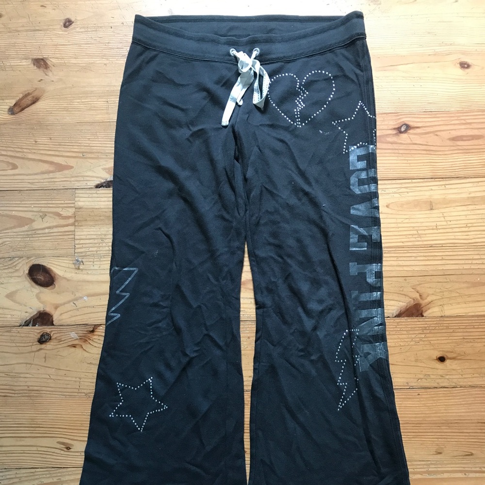 PINK sequence sweat pants